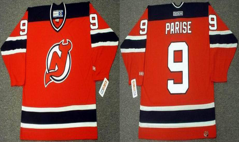 2019 Men New Jersey Devils 9 Parise red style 2 CCM NHL jerseys
